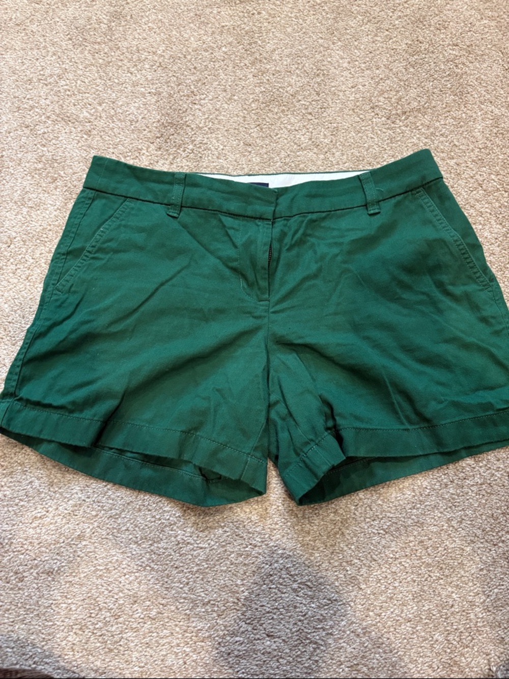 J. Crew Emerald Green Chino Shorts